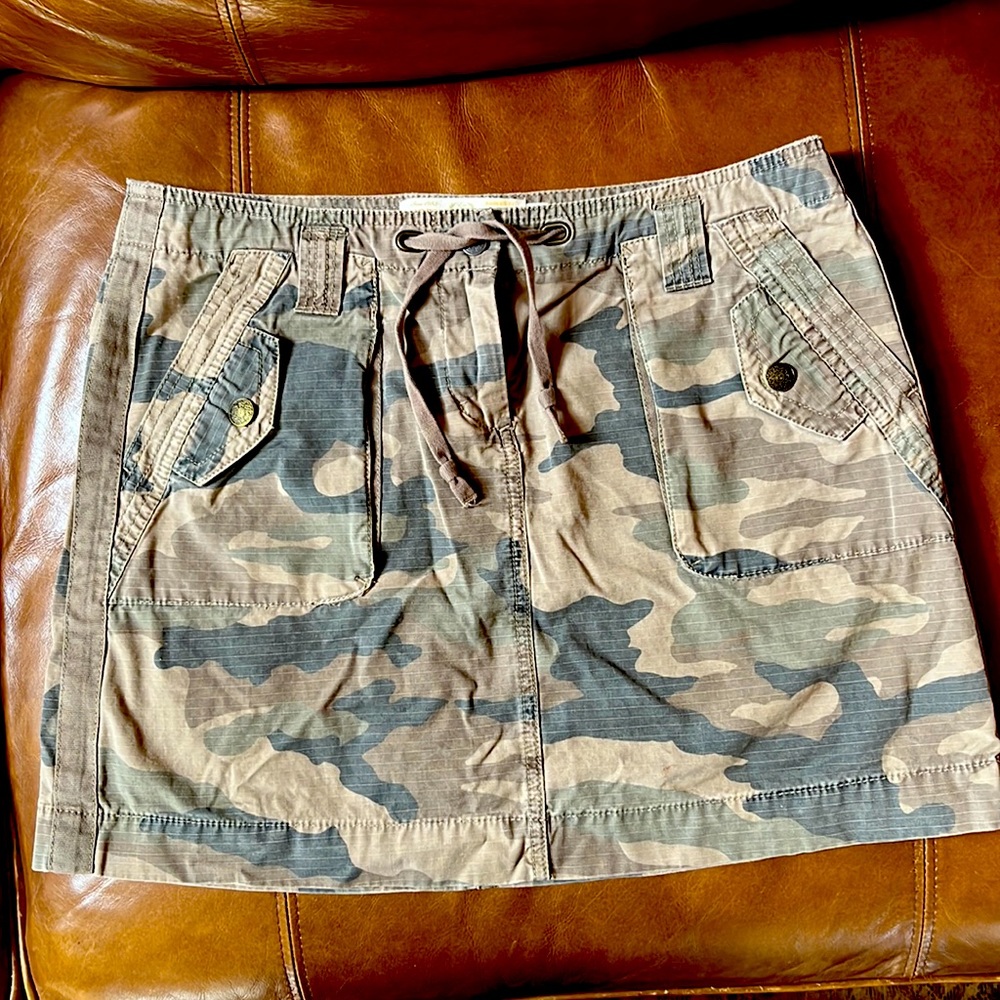 J Crew camouflage miniskirt